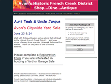 Tablet Screenshot of frenchcreekdistrict.com